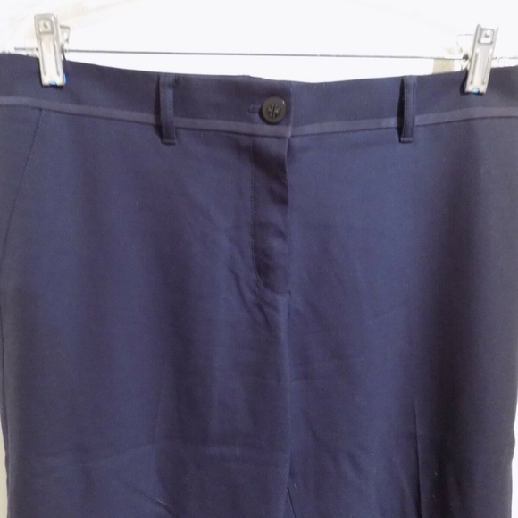 TORY BURCH Navy Blue Wool Ankle Dress Pants, 6 - Picture 2 of 5